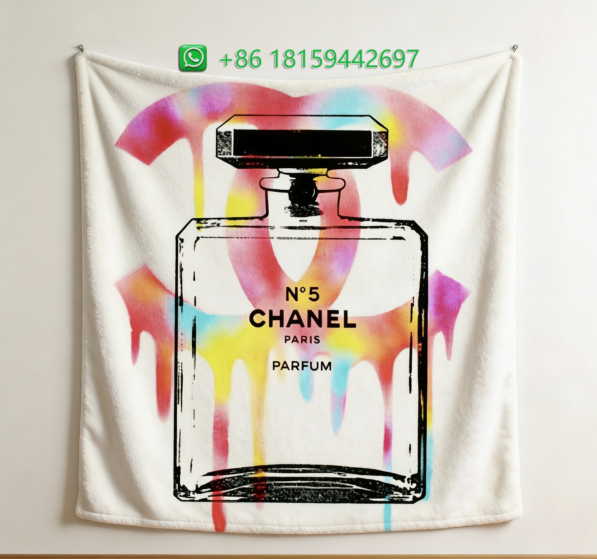 Chanel Throw Blankets